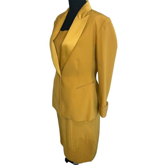 St Anthony 8 Evening Formal Embellished 3 Piece Skirt Suit 8 - Picture 5 of 10